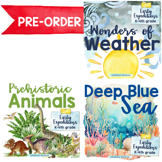 Weather, Prehistoric Animals, & Deep Blue Sea Bundle